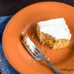 Pumpkin Cake and Frosting