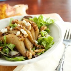 Pear, Walnut and Gorgonzola Salad