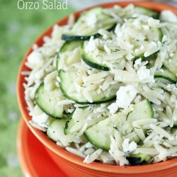 Orzo Salad With Zucchini and Feta