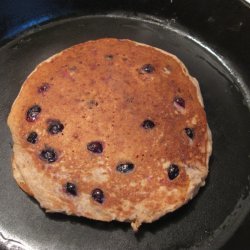 Blueberry-Bananas Pancakes