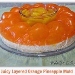 Layered Orange Pineapple Mold