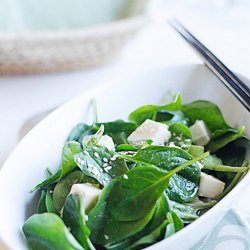 Spinach With Sesame and Miso