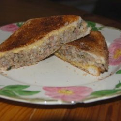 Boudin Grilled Cheese Sandwich
