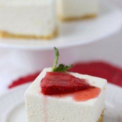 Candied Ginger Cheesecake.