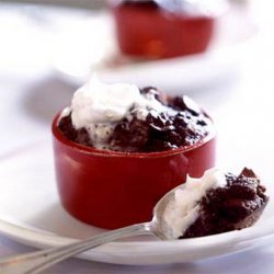 Chocolate Bread Pudding for Two