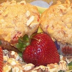 Strawberry Nut Muffins