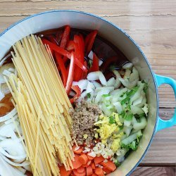 Noodles and Veggies