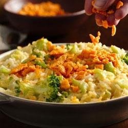 Creamy Cheese-Broccoli Rice Bake