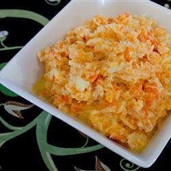 Mashed Cauliflower and Carrots