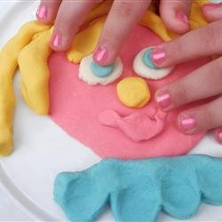 Colorful and Edible Play Dough