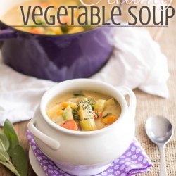 T Vegetable Soup