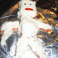 Yummy Mummy Cheese Spread (Mummy Shape) Halloween