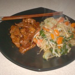 Thai Glazed Pork and Stir-Fry (Low Carb)
