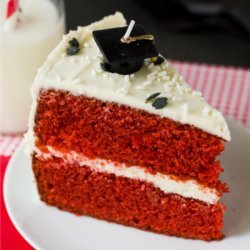 Red Velvet Cake With Vanilla Cream Cheese Frosting