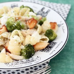 Parmesan, Chicken and Broccoli Pasta