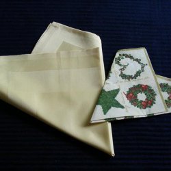Serviette/Napkin Folding, Easy Heart ( Suits Paper Well)