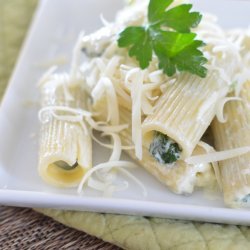 Spinach and Cheese Rigatoni