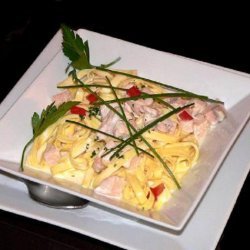 Fettuccine With Smoked Salmon