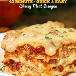 Cheesy Meat Lasagna