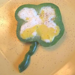 Four-Leaf Clover St. Patrick's Day Eggs