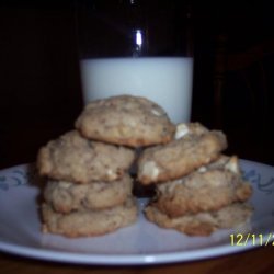 White Chocolate Chip Hazelnut Cookies