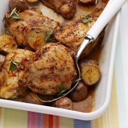 Rosemary-Baked Chicken With Potatoes