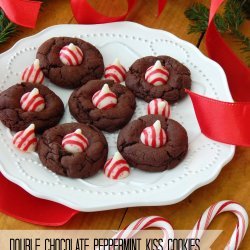 Double Chocolate Kisses Cookies