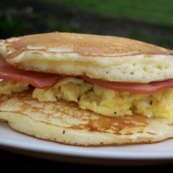 Breakfast Pancake Sandwich