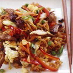 5-Vegetable Fried Rice With 5-Spice Pork