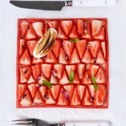 Strawberry Almond Tart