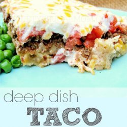 Deep Dish Taco Squares