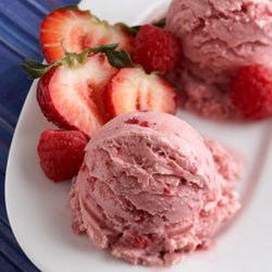 Double-Berry Ice Cream