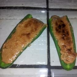 Jalapenos Stuffed With Peanut Butter