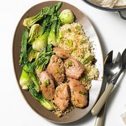 One-Pot Ginger Chicken, Bok Choy and Couscous