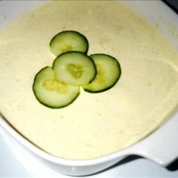 Cucumber Sour Cream Congealed Salad