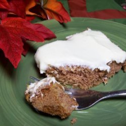 Applesauce Cake With Cream Cheese Frosting