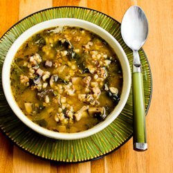 Spinach Soup With Barley