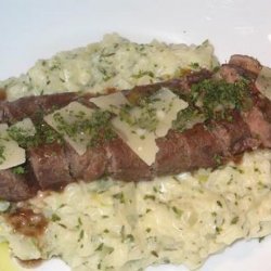 Braised Lamb Fillets With a Creamy Risotto