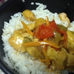 Sweet and Sour Chicken With Rice