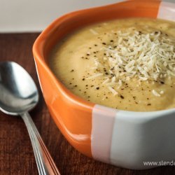 Cheesy Cauliflower Soup for Slow Cooker