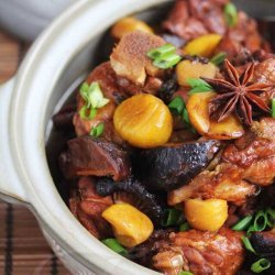 Chinese Braised Chicken and Chestnuts