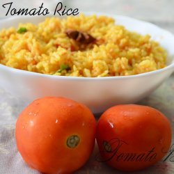 Rice and Tomato Meal in a Pot