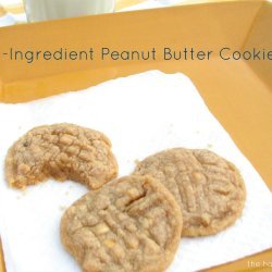 Four Ingredient Peanut Butter Cookies