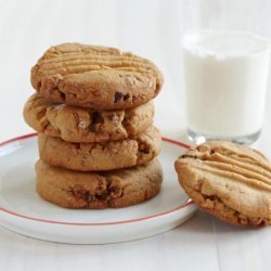Chewy Granola Peanut Butter Cookies