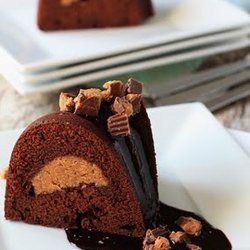 Chocolate-Peanut Butter Bundt Cakes