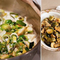 Brussels Sprouts With Leek