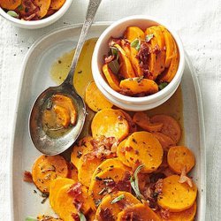 Sweet Potatoes With Bacon and Orange