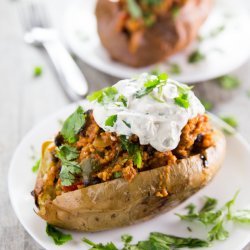 Potato-Stuffed Enchiladas