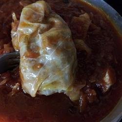 Sweet and Sour Stuffed Cabbage