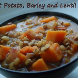Curried Lentils and Barley